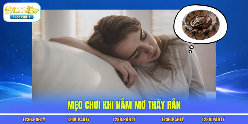 Nằm Mơ Thấy Rắn 123B - Hé Lộ Con Số Dễ Trúng Nhất Hôm Nay 3 Mẹo chơi khi nằm mơ thấy rắn